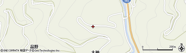 徳島県吉野川市美郷平232周辺の地図