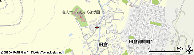 山口県下関市田倉140周辺の地図