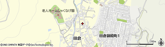 山口県下関市田倉114周辺の地図