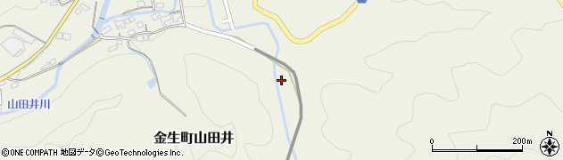 愛媛県四国中央市金生町山田井527周辺の地図