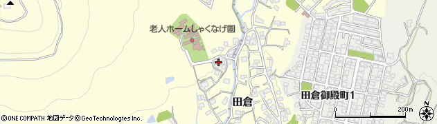 山口県下関市田倉109周辺の地図