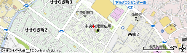 山口県下松市中央町周辺の地図
