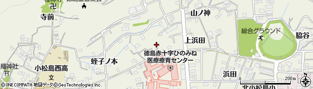 徳島県小松島市中田町上浜田5周辺の地図