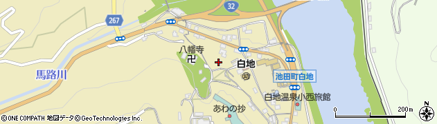 徳島県三好市池田町白地本名1049周辺の地図