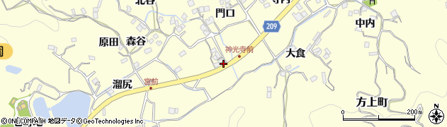 徳島県徳島市方上町馬場ノ上周辺の地図