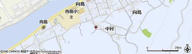山口県防府市向島（中村）周辺の地図