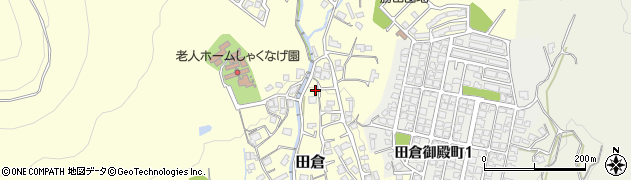 山口県下関市田倉116周辺の地図