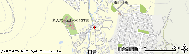 山口県下関市田倉111周辺の地図