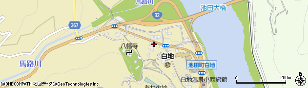 徳島県三好市池田町白地本名1053周辺の地図