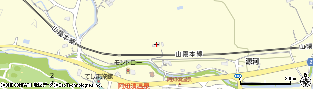 山口県山口市阿知須源河周辺の地図