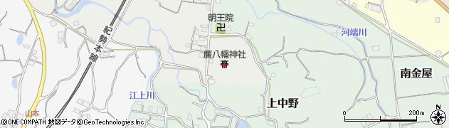 廣八幡神社周辺の地図