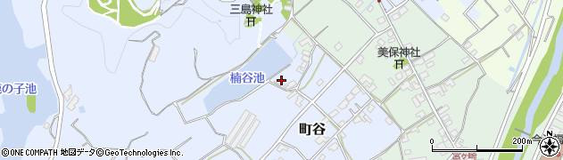 愛媛県今治市町谷周辺の地図