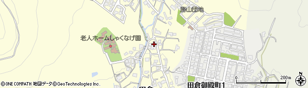 山口県下関市田倉113周辺の地図