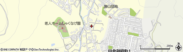 山口県下関市田倉175周辺の地図