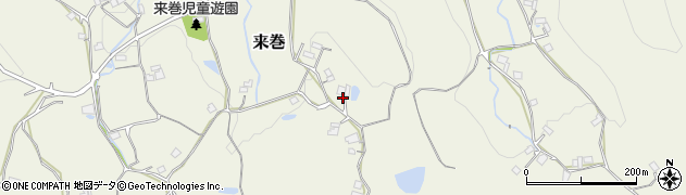 山口県下松市来巻東周辺の地図