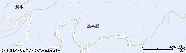 徳島県つるぎ町（美馬郡）貞光（長木影）周辺の地図
