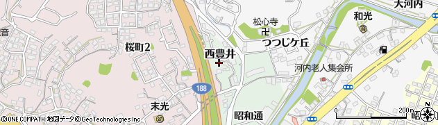 山口県下松市西豊井周辺の地図