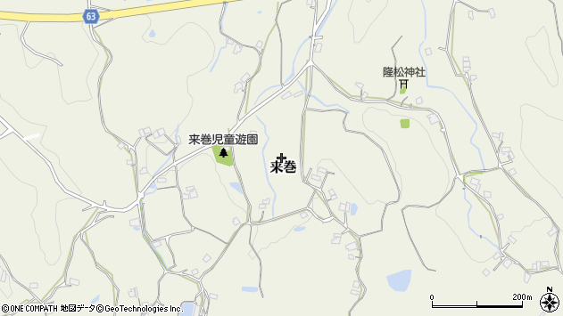 〒744-0051 山口県下松市来巻東の地図