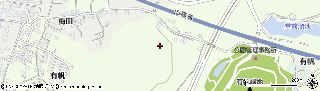 山口県山陽小野田市東町周辺の地図