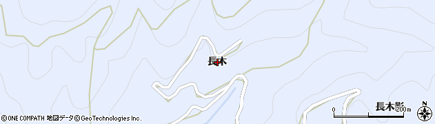徳島県つるぎ町（美馬郡）貞光（長木）周辺の地図
