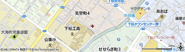 ＲｏｓｅＣｏｕｒｔ美里Ａ周辺の地図