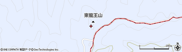 東龍王山周辺の地図