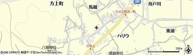 徳島県徳島市方上町合ノ町27周辺の地図