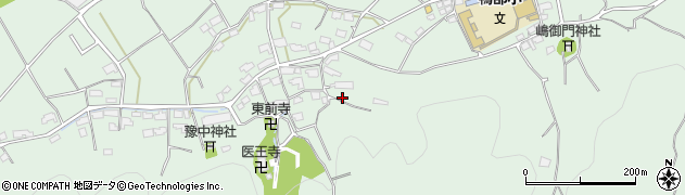 愛媛県今治市玉川町中村周辺の地図