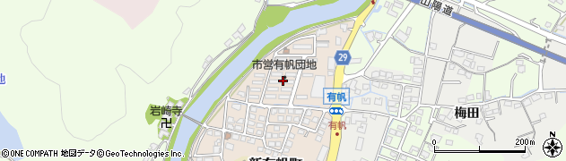 山口県山陽小野田市新有帆町21周辺の地図