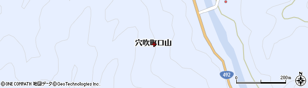 徳島県美馬市穴吹町口山周辺の地図