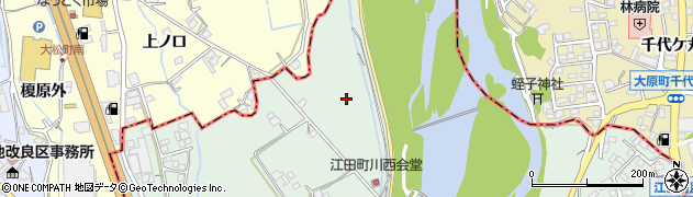徳島県小松島市江田町（沖須賀）周辺の地図