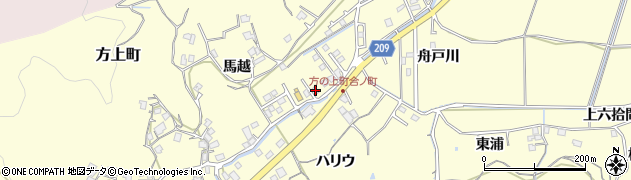徳島県徳島市方上町合ノ町36周辺の地図