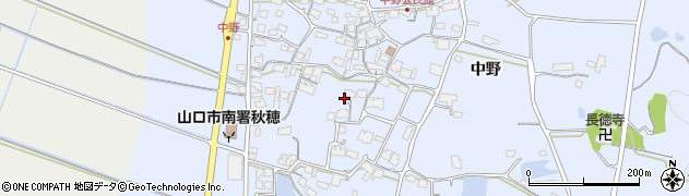 山口県山口市秋穂東中野7470周辺の地図