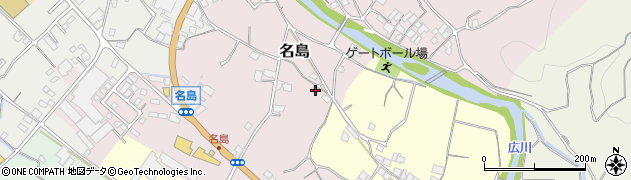 和歌山県有田郡広川町名島128周辺の地図