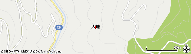 徳島県神山町（名西郡）阿野（大地）周辺の地図