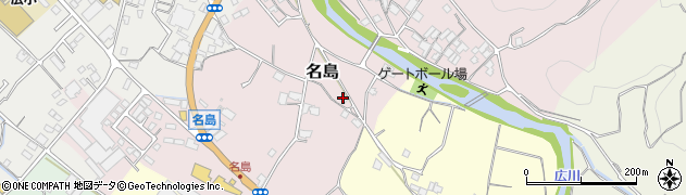 和歌山県有田郡広川町名島15周辺の地図