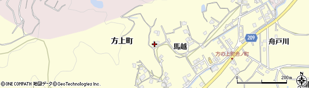 徳島県徳島市方上町馬越51周辺の地図