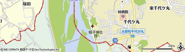 徳島県徳島市大原町（川添）周辺の地図