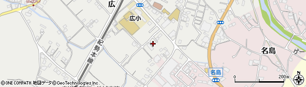 和歌山県有田郡広川町広617周辺の地図