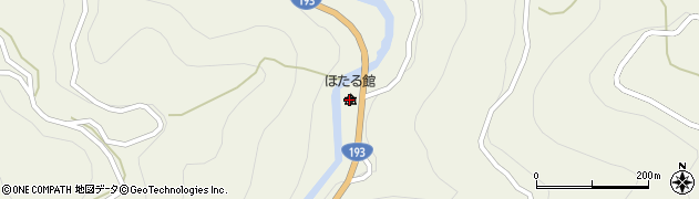 吉野川市美郷ほたる館周辺の地図