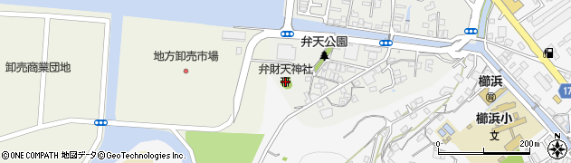 弁財天神社周辺の地図