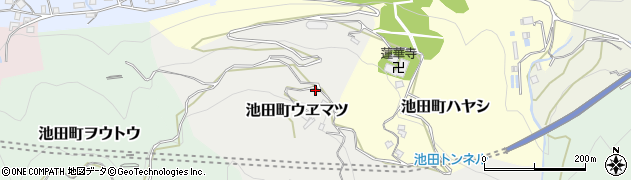 徳島県三好市池田町ウヱマツ周辺の地図