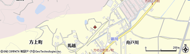 徳島県徳島市方上町（馬越）周辺の地図