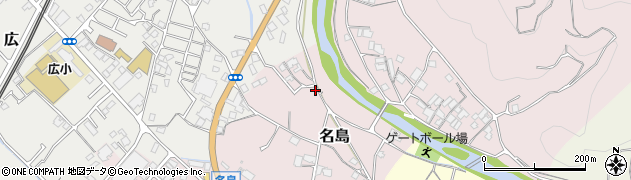 和歌山県有田郡広川町名島7周辺の地図