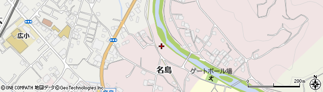 和歌山県有田郡広川町名島9周辺の地図