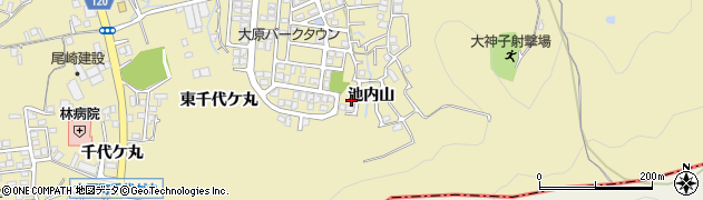 徳島県徳島市大原町池内山6周辺の地図