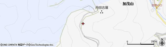 徳島県三好郡東みよし町西庄加茂山周辺の地図