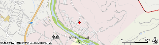 和歌山県有田郡広川町名島周辺の地図