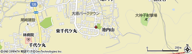 徳島県徳島市大原町池内山7-10周辺の地図