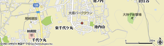 徳島県徳島市大原町池内山7-6周辺の地図